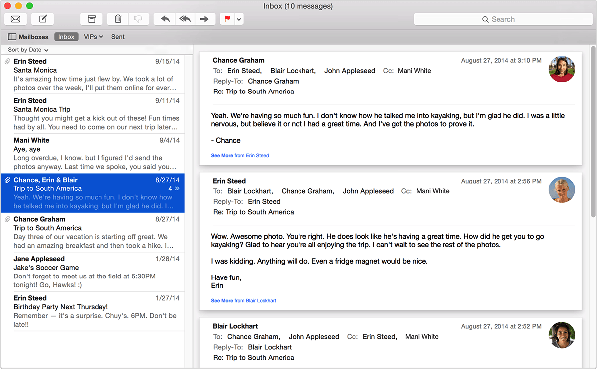 remove ads in mac mail program os x